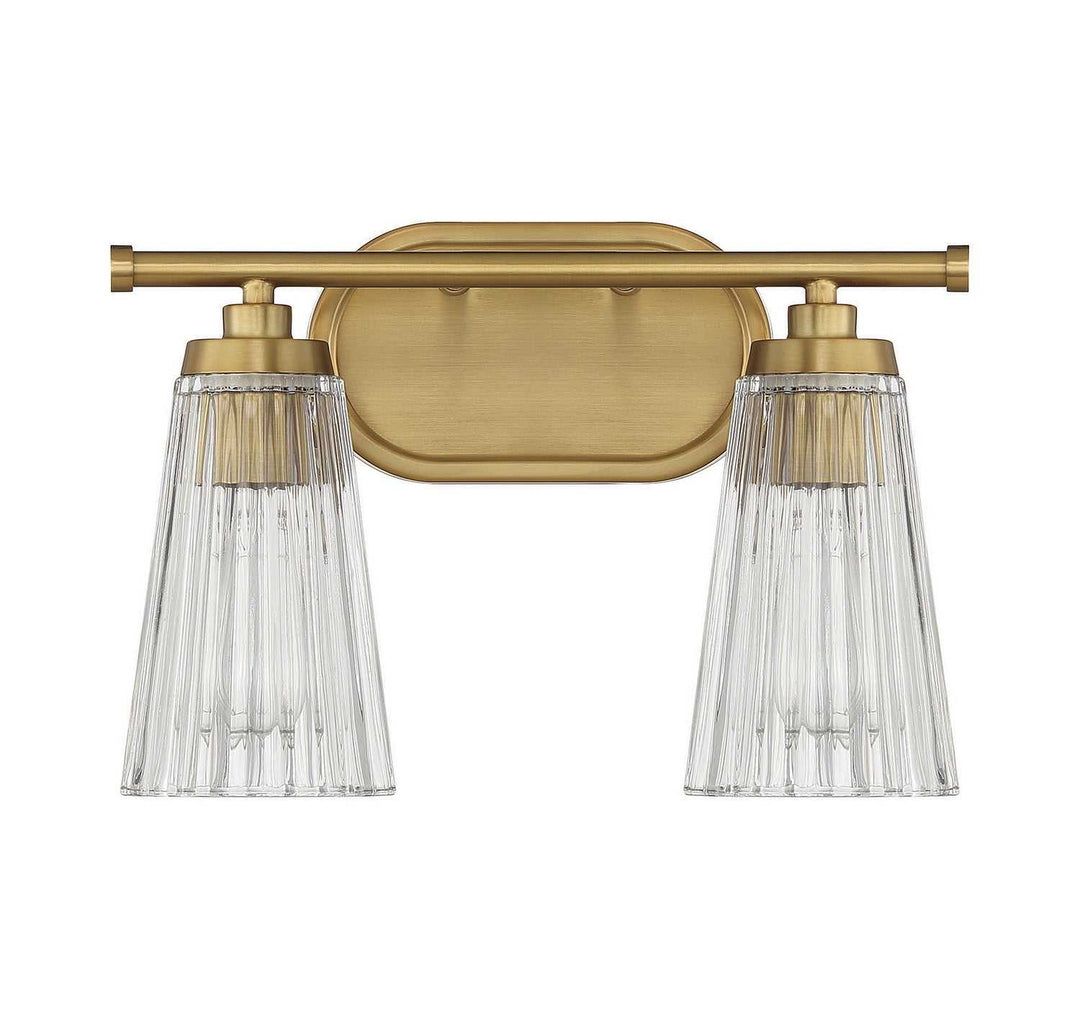 Savoy House - 8-1745-2-322 - Two Light Bathroom Vanity - Chantilly - Warm Brass