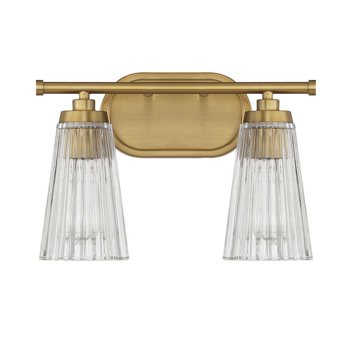 Savoy House - 8-1745-2-322 - Two Light Bathroom Vanity - Chantilly - Warm Brass
