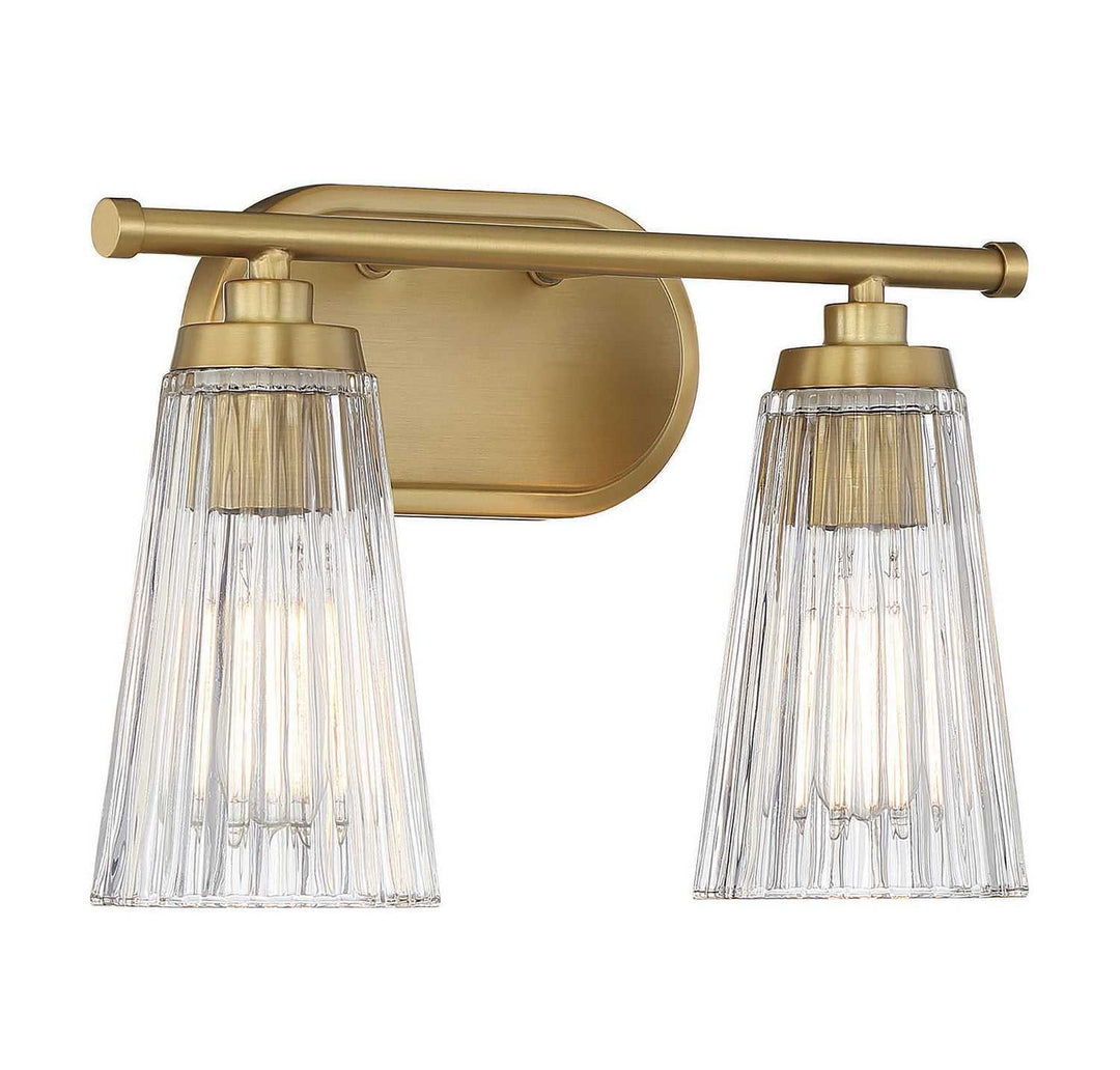 Savoy House - 8-1745-2-322 - Two Light Bathroom Vanity - Chantilly - Warm Brass