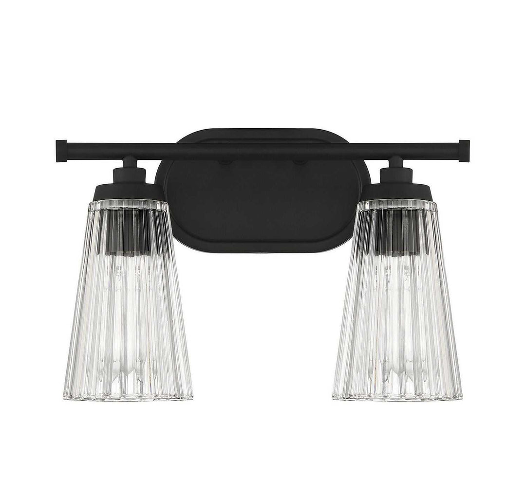 Savoy House - 8-1745-2-BK - Two Light Bathroom Vanity - Chantilly - Matte Black