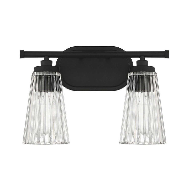 Savoy House - 8-1745-2-BK - Two Light Bathroom Vanity - Chantilly - Matte Black