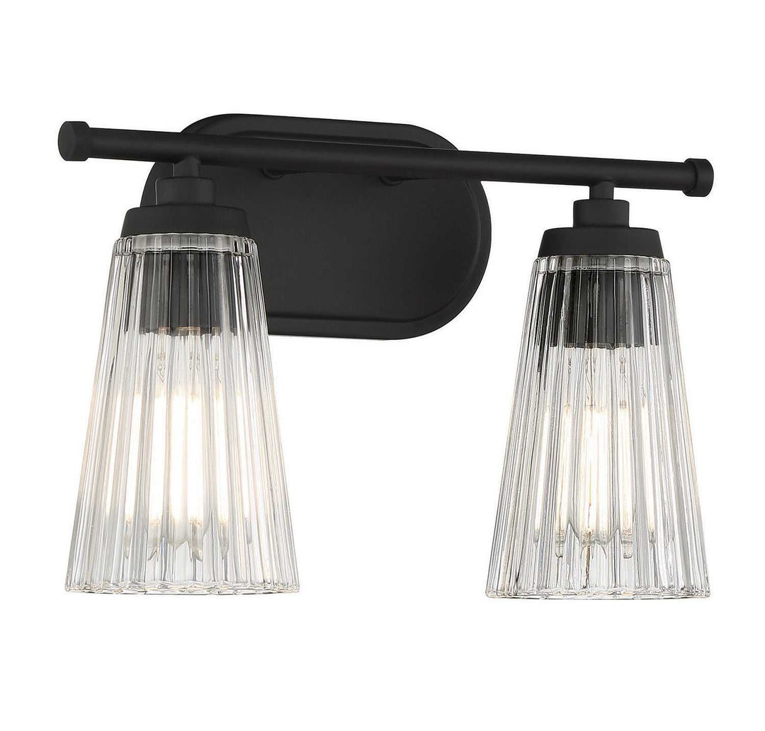 Savoy House - 8-1745-2-BK - Two Light Bathroom Vanity - Chantilly - Matte Black
