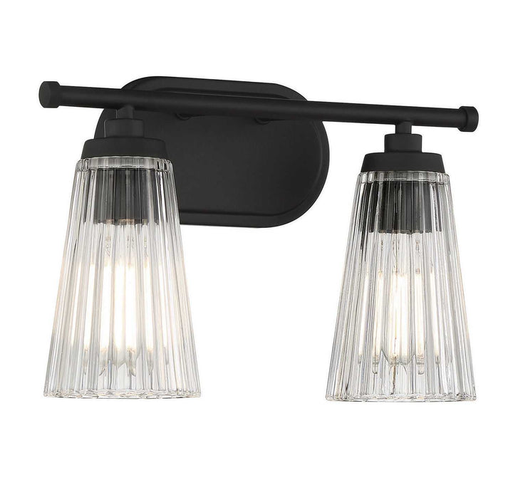 Savoy House - 8-1745-2-BK - Two Light Bathroom Vanity - Chantilly - Matte Black