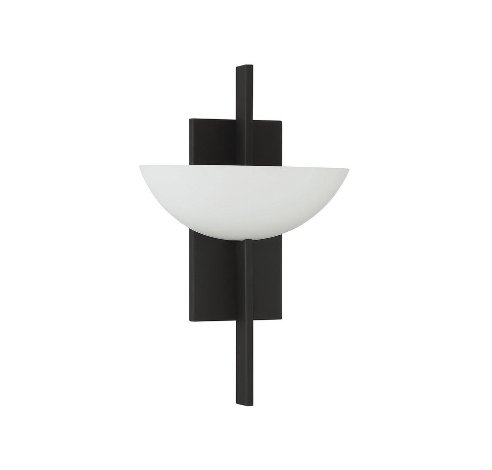 Fallon One Light Wall Sconce in Matte Black Savoy House