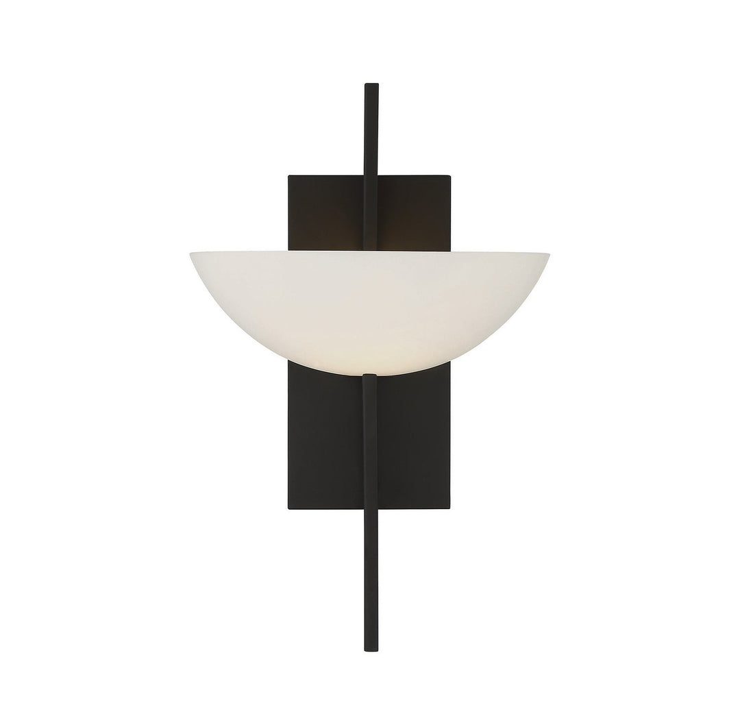 Savoy House - 9-1615-1-89 - One Light Wall Sconce - Fallon - Matte Black