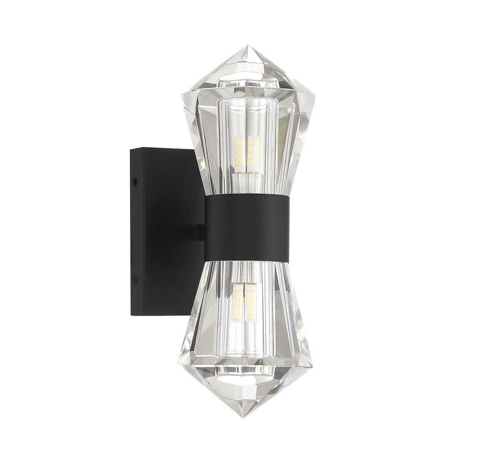 Dryden LED Wall Sconce in Matte Black Savoy House