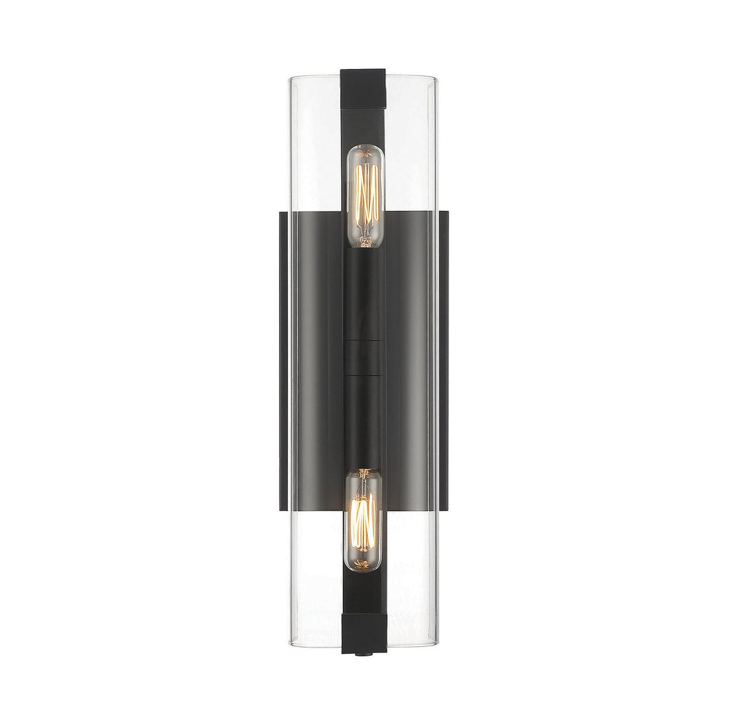 Savoy House - 9-9771-2-89 - Two Light Wall Sconce - Winfield - Matte Black