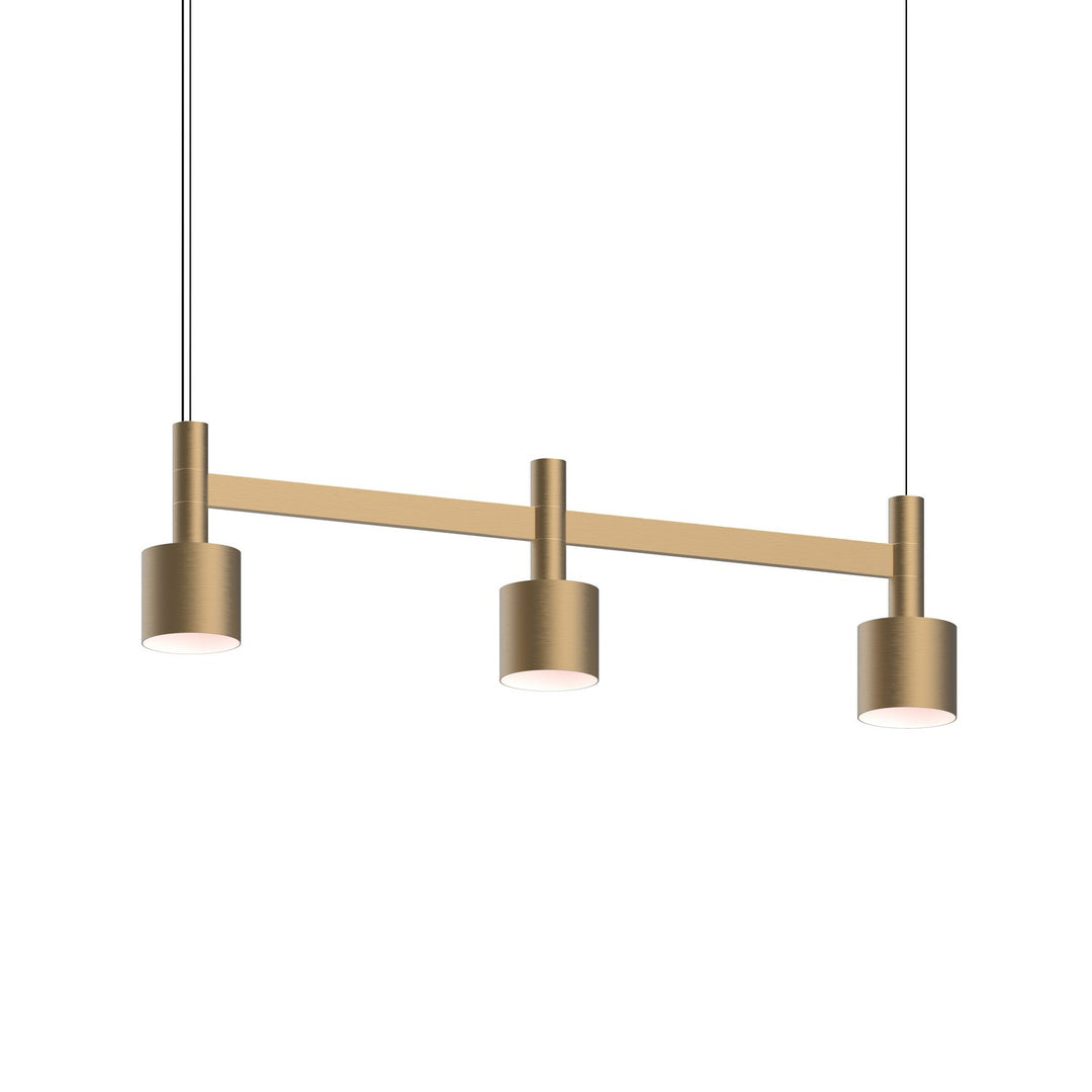 Sonneman - 1783.14 - LED Linear Pendant - Systema Staccato - Brass