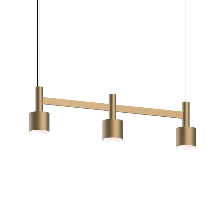 Sonneman - 1783.14 - LED Linear Pendant - Systema Staccato - Brass