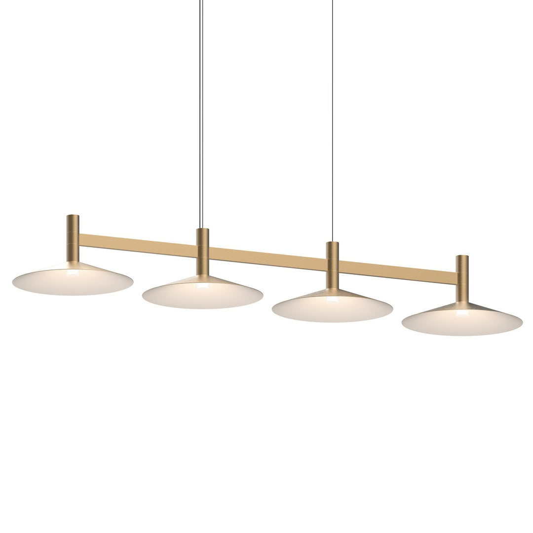 Sonneman - 1784.14 - LED Linear Pendant - Systema Staccato - Brass