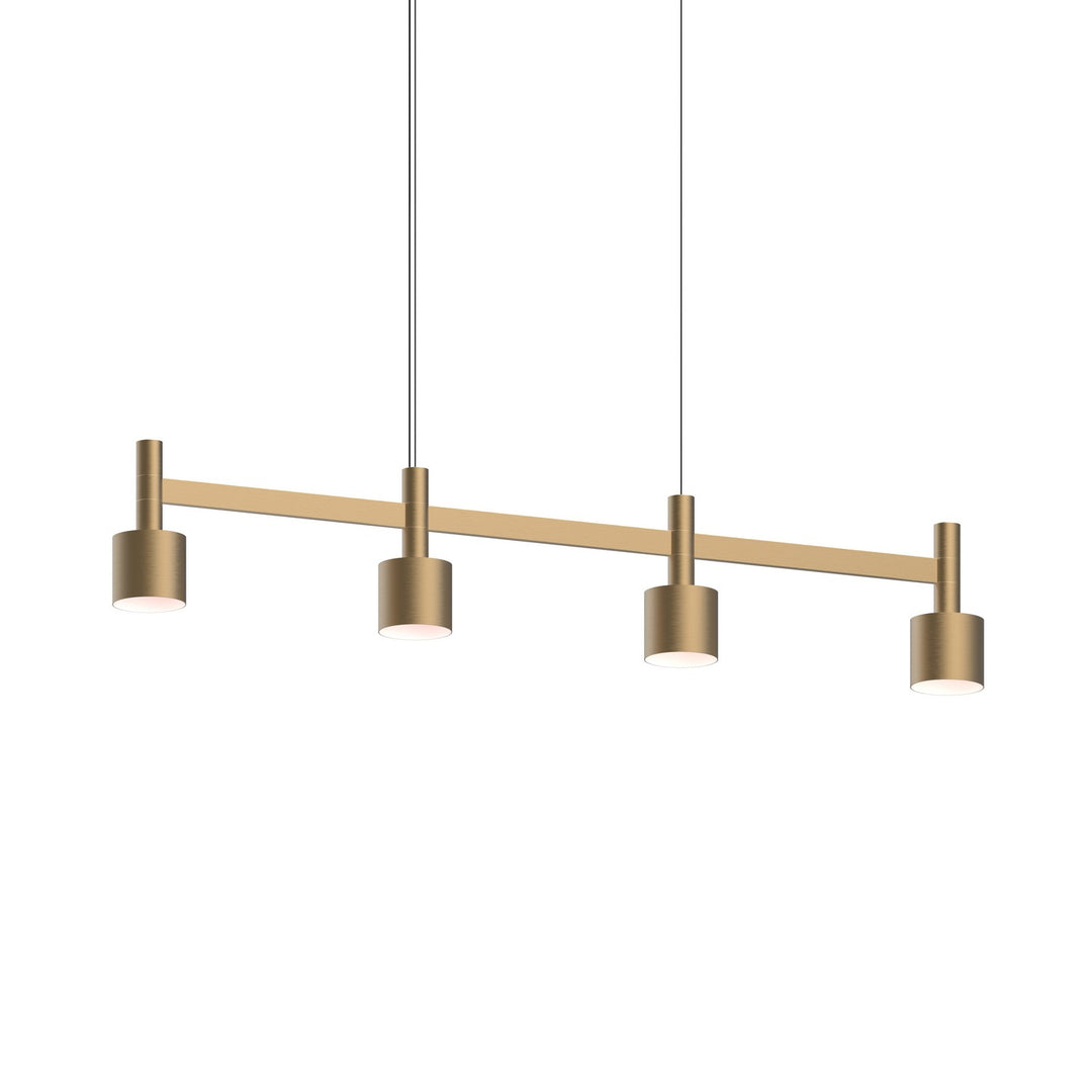 Sonneman - 1784.14 - LED Linear Pendant - Systema Staccato - Brass