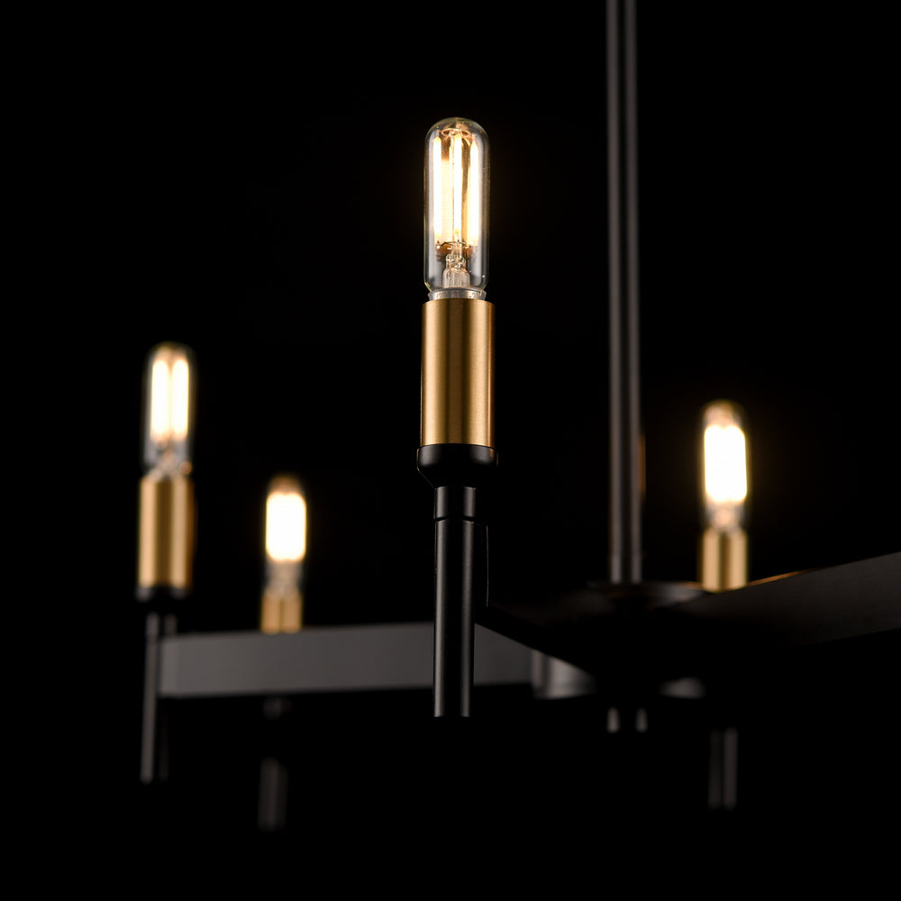 DVI Canada - DVP27304MF+EB - Six Light Linear - Cambrai - Multiple/Ebony