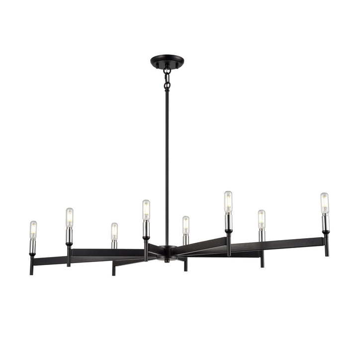 DVI Canada - DVP27341MF+EB - Eight Light Linear - Cambrai - Multiple Finishes And Ebony
