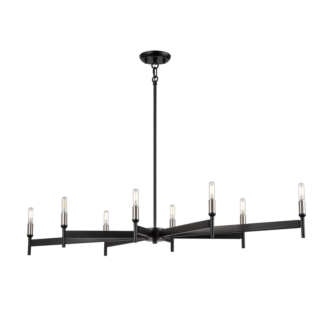 DVI Canada - DVP27341MF+EB - Eight Light Linear - Cambrai - Multiple Finishes And Ebony