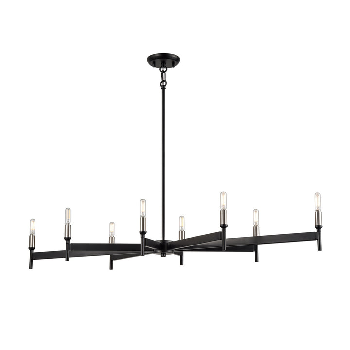 DVI Canada - DVP27341MF+EB - Eight Light Linear - Cambrai - Multiple Finishes And Ebony