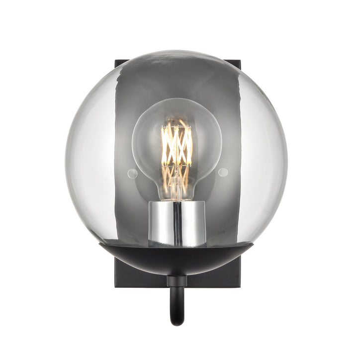 DVI Canada - DVP43101MF+EB-CL - One Light Wall Sconce - Mackenzie Delta - Multiple Finishes And Ebony w/Clear Glass
