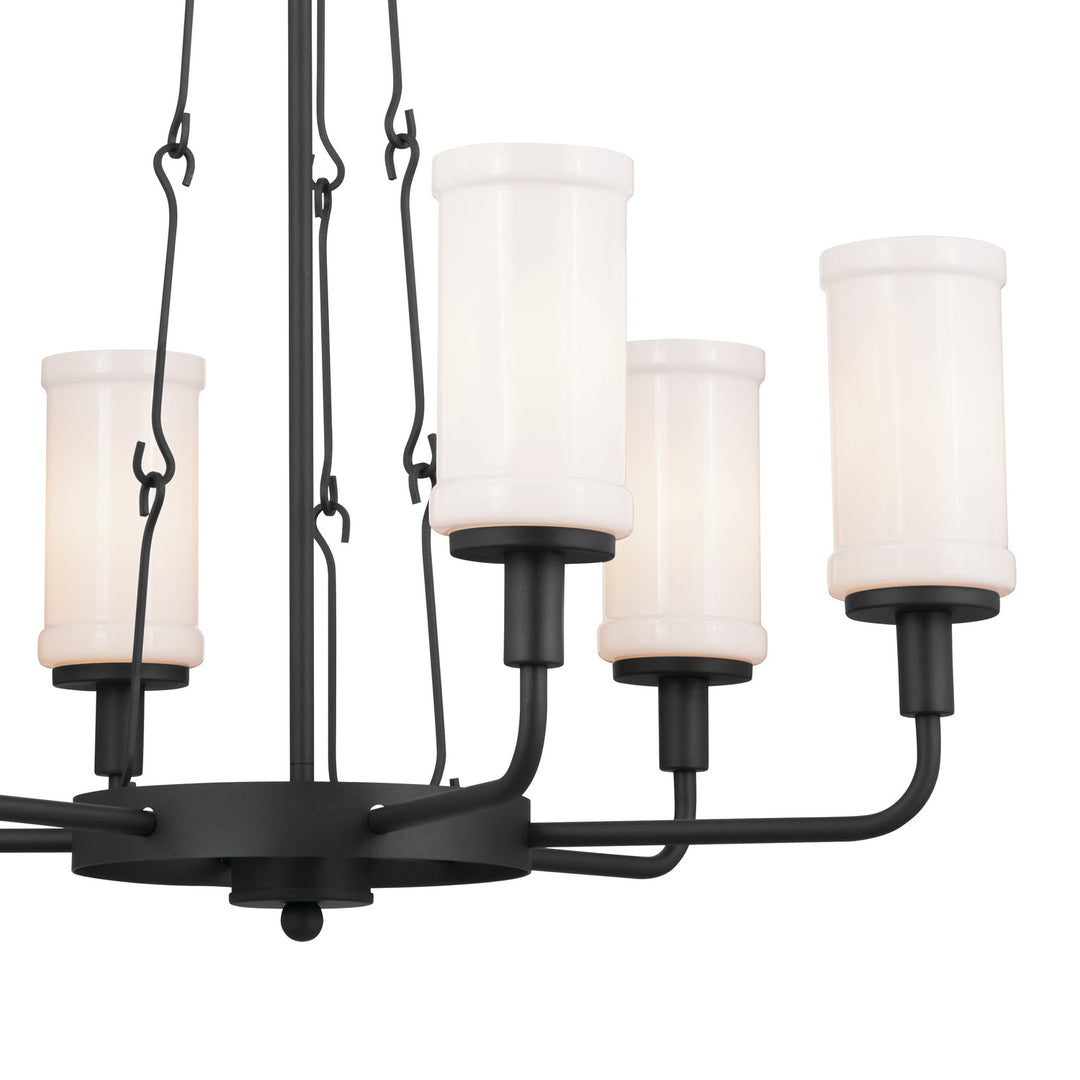 Kichler Canada - 52451BKT - Six Light Chandelier - Vetivene - Textured Black