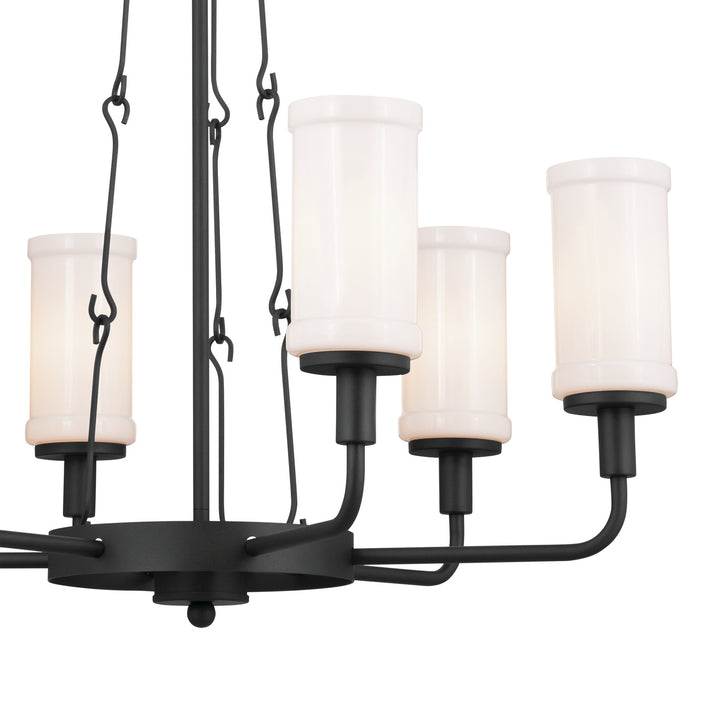 Kichler Canada - 52451BKT - Six Light Chandelier - Vetivene - Textured Black