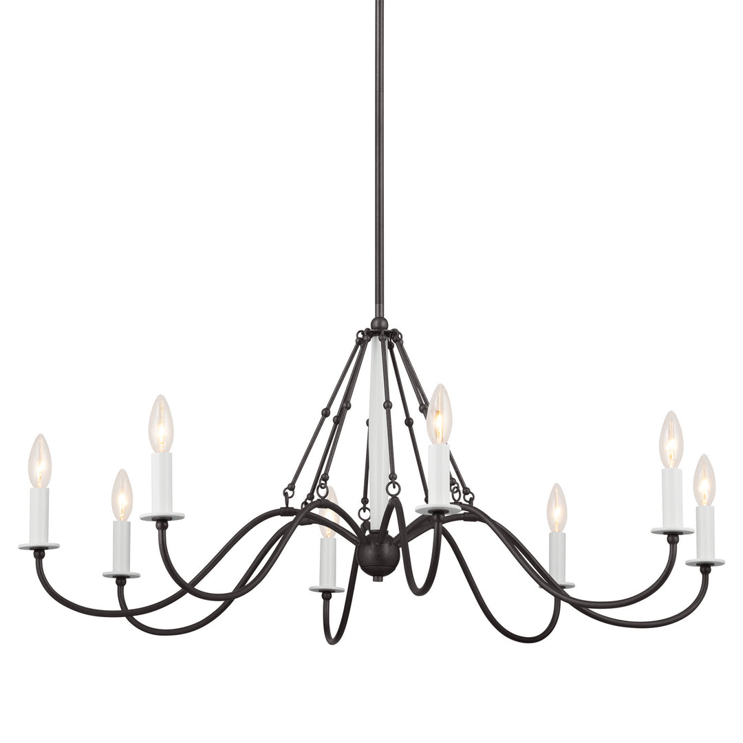 Kichler Canada - 52456AVI - Eight Light Chandelier - Freesia - Anvil Iron
