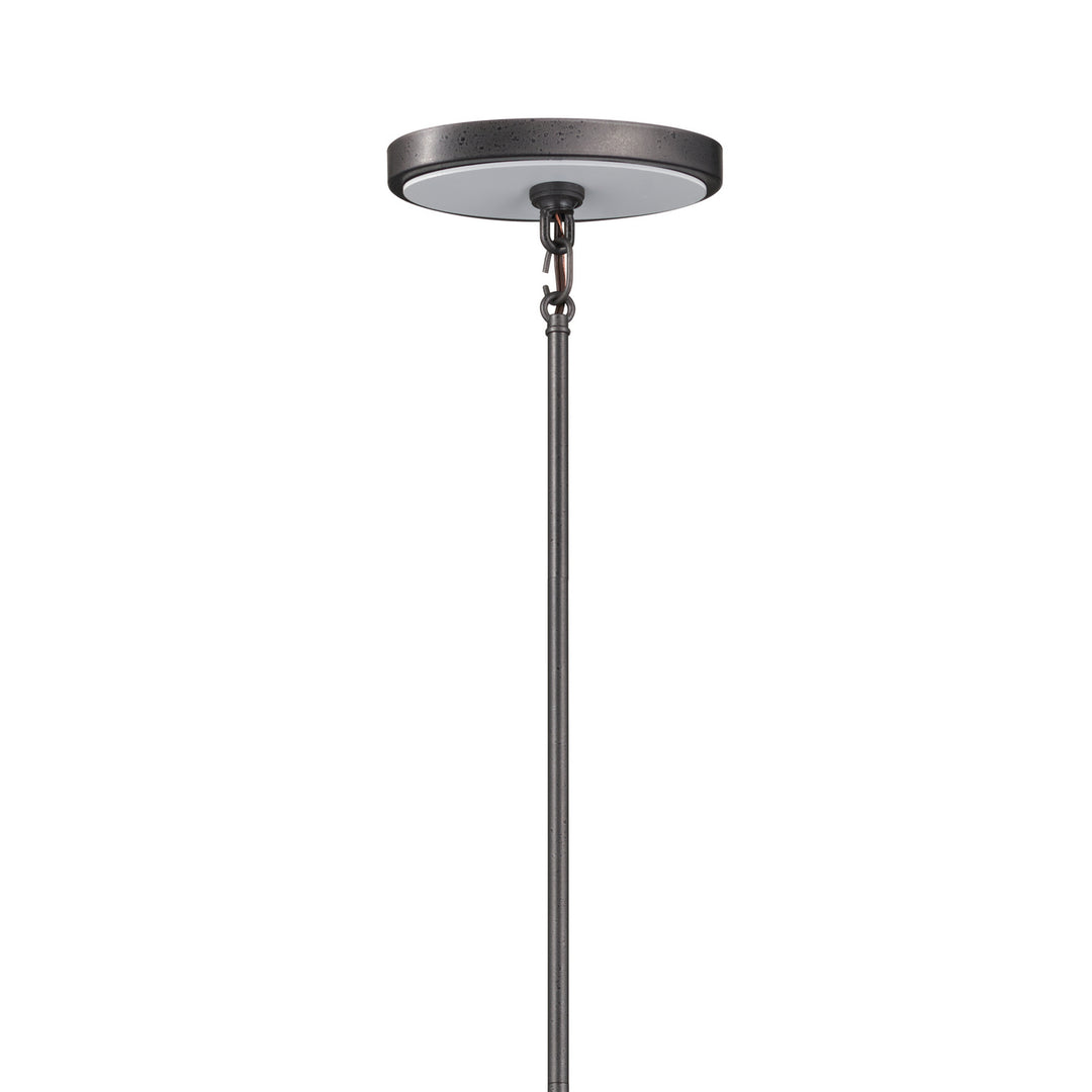 Kichler Canada - 52457AVI - Eight Light Linear Chandelier - Freesia - Anvil Iron