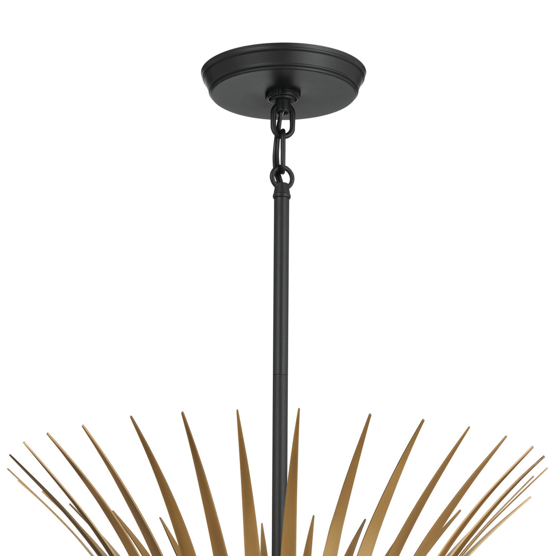 Kichler Canada - 52458BK - Six Light Chandelier - Baile - Black
