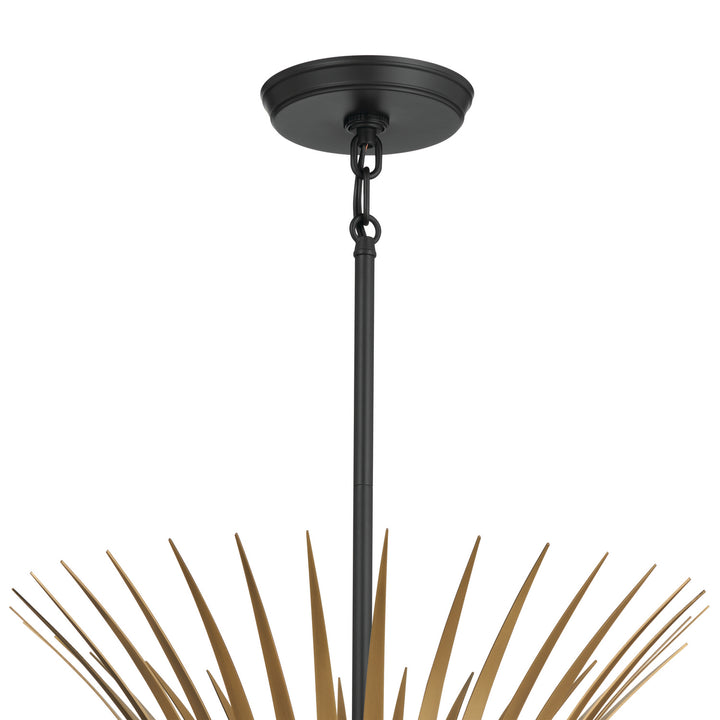 Kichler Canada - 52458BK - Six Light Chandelier - Baile - Black