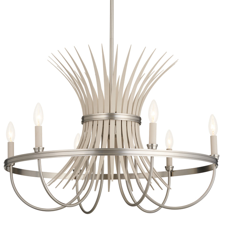 Kichler Canada - 52458NI - Six Light Chandelier - Baile - Brushed Nickel
