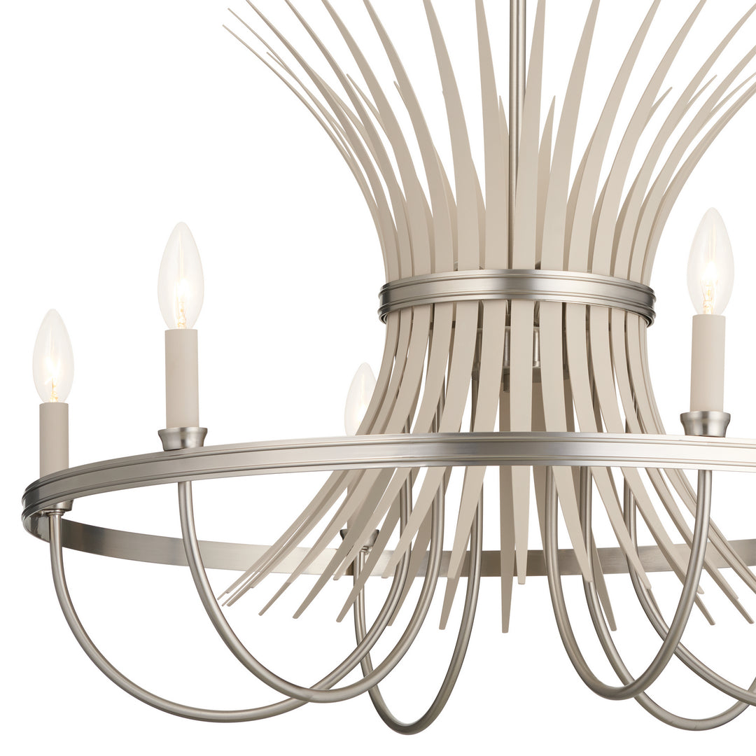 Kichler Canada - 52458NI - Six Light Chandelier - Baile - Brushed Nickel