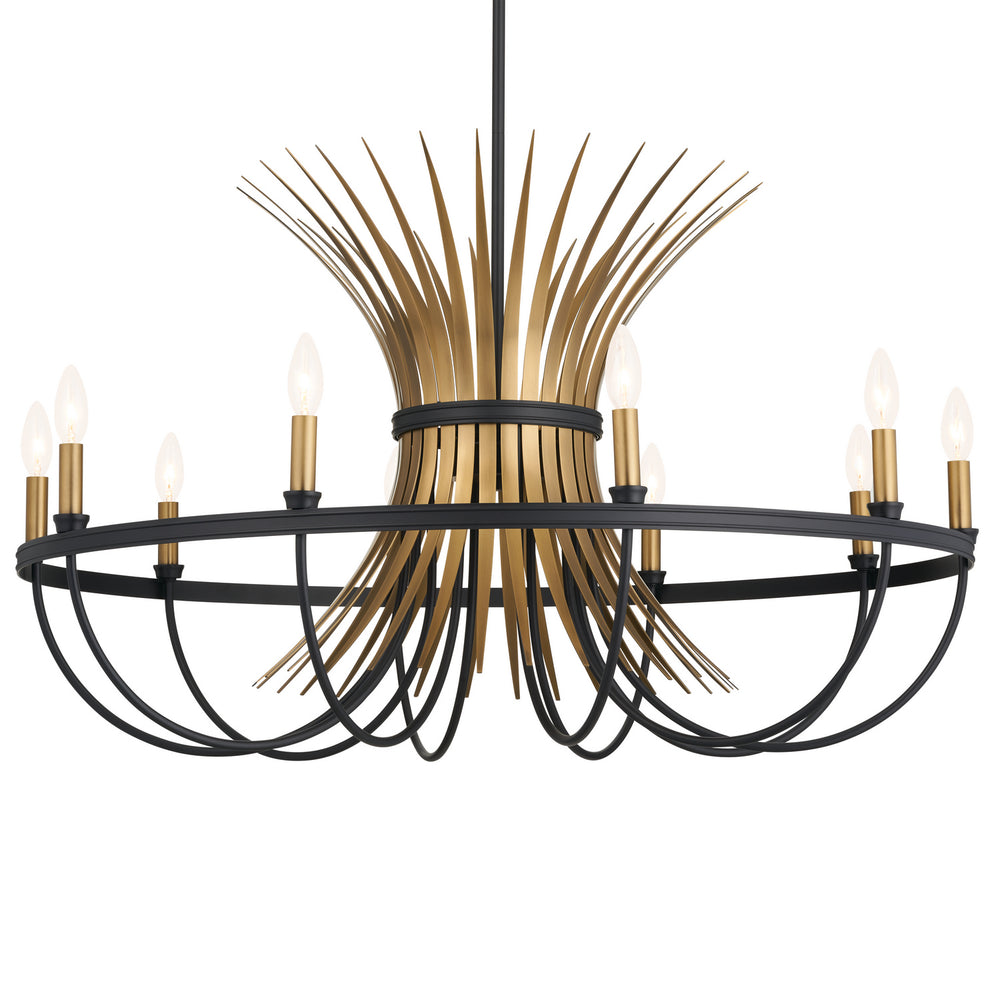 Kichler Canada - 52459BK - Ten Light Chandelier - Baile - Black