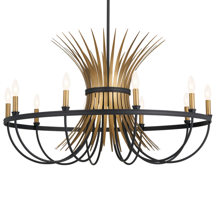 Kichler Canada - 52459BK - Ten Light Chandelier - Baile - Black