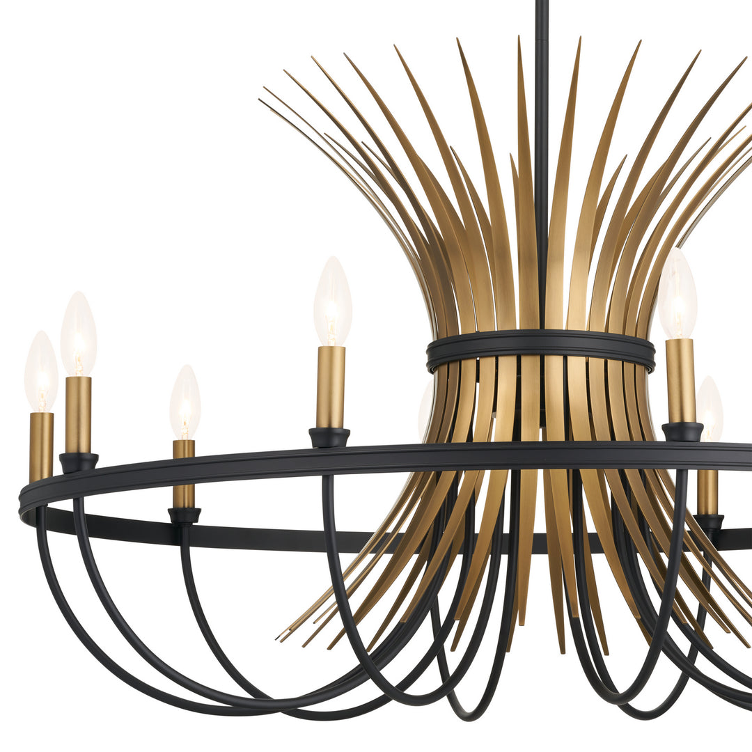 Kichler Canada - 52459BK - Ten Light Chandelier - Baile - Black