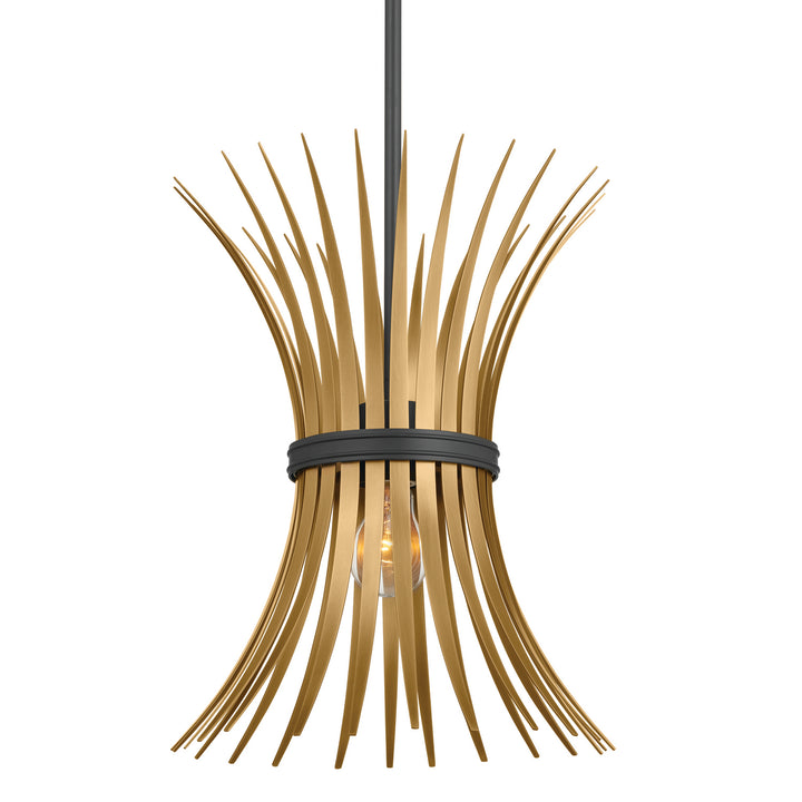 Kichler Canada - 52460BK - One Light Pendant - Baile - Black