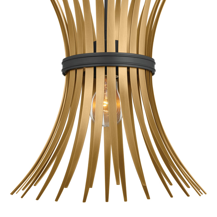 Kichler Canada - 52460BK - One Light Pendant - Baile - Black