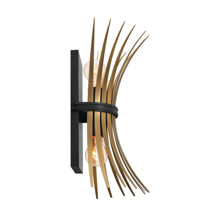 Kichler Canada - 52461BK - Two Light Wall Sconce - Baile - Black
