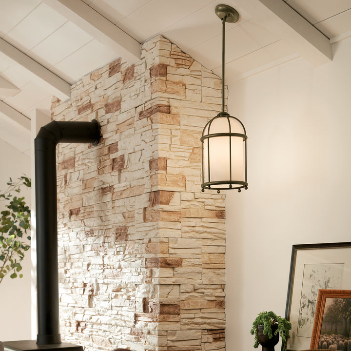 Kichler Canada - 52464CHZ - One Light Pendant - Topiary - Character Bronze