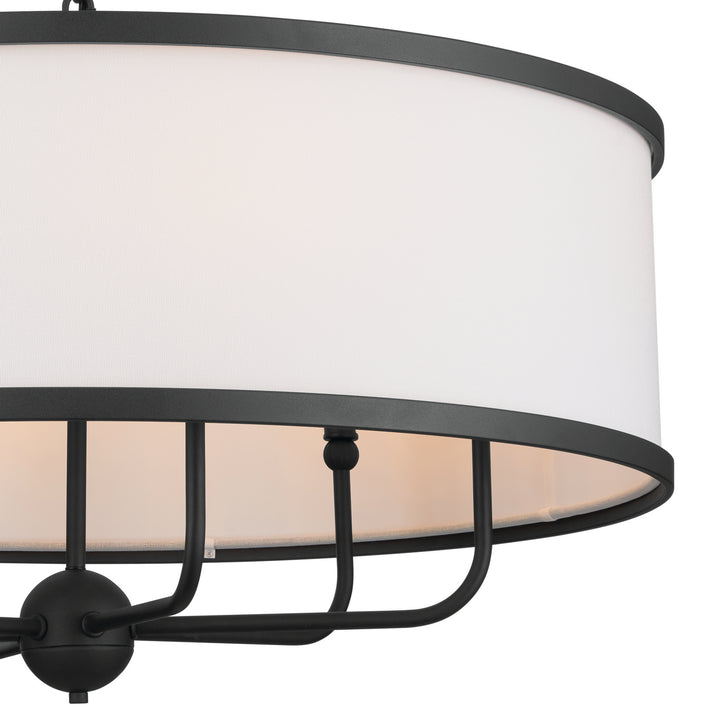 Kichler Canada - 52466BKT - Six Light Chandelier - Heddle - Textured Black