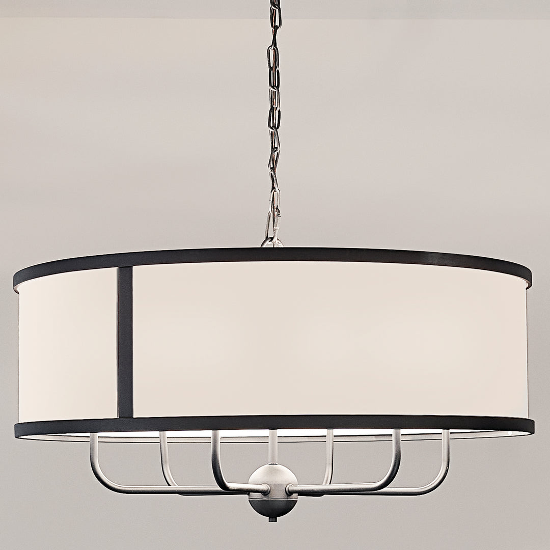 Kichler Canada - 52466BKT - Six Light Chandelier - Heddle - Textured Black