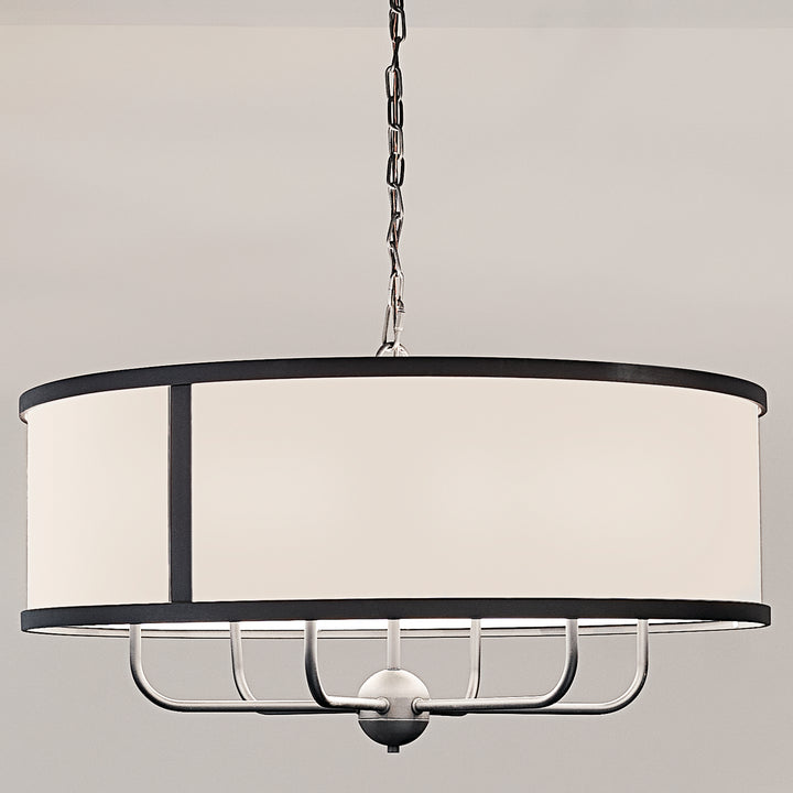 Kichler Canada - 52466BKT - Six Light Chandelier - Heddle - Textured Black