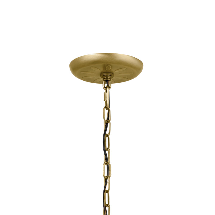 Kichler Canada - 52466NBR - Six Light Chandelier - Heddle - Natural Brass