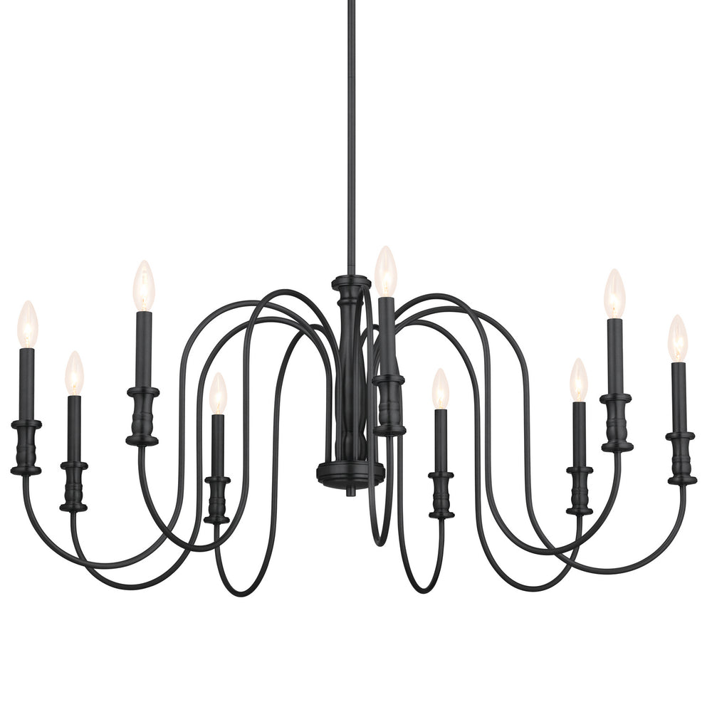 Kichler Canada - 52471BK - Nine Light Chandelier - Karthe - Black