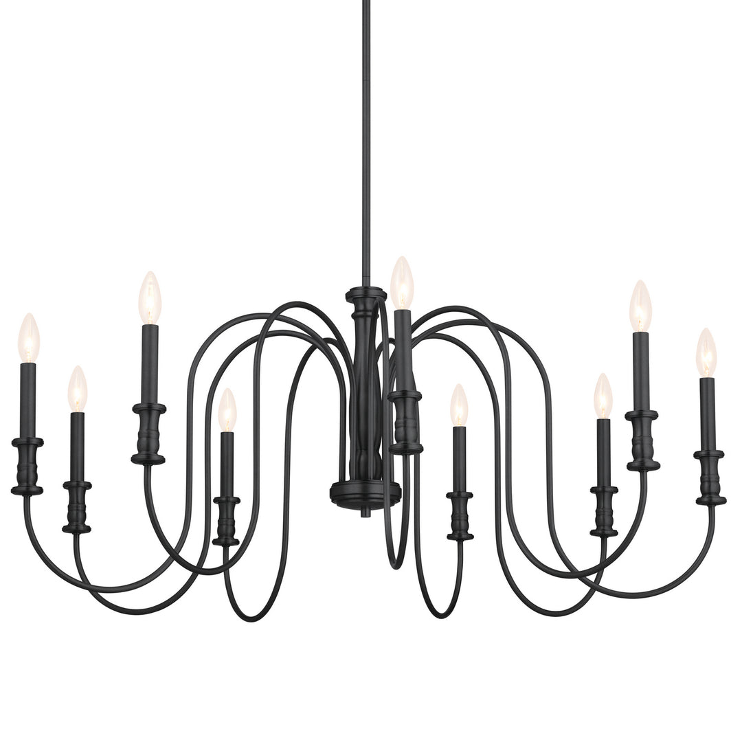 Kichler Canada - 52471BK - Nine Light Chandelier - Karthe - Black