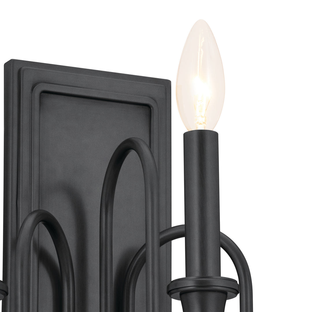 Kichler Canada - 52473BK - Three Light Wall Sconce - Karthe - Black