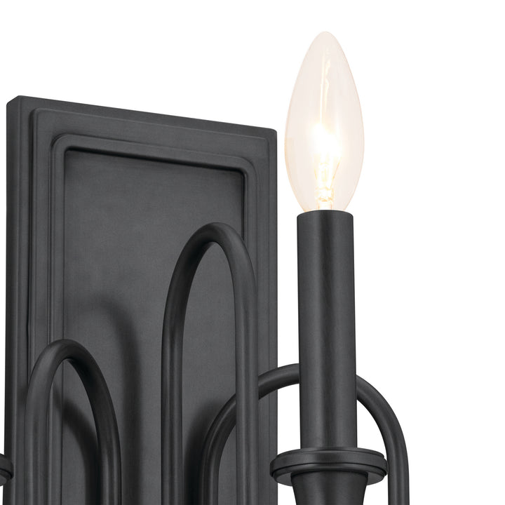 Kichler Canada - 52473BK - Three Light Wall Sconce - Karthe - Black