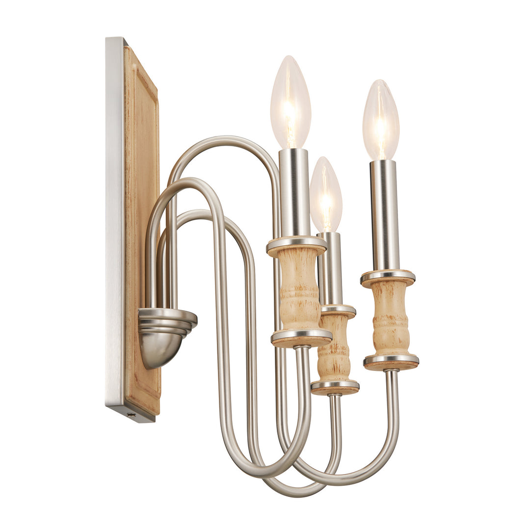 Kichler Canada - 52473NI - Three Light Wall Sconce - Karthe - Brushed Nickel