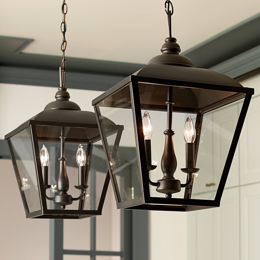 Kichler Canada - 52474BKT - Two Light Pendant - Dame - Textured Black