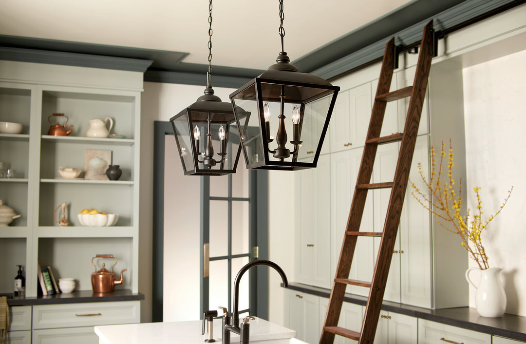 Kichler Canada - 52474BKT - Two Light Pendant - Dame - Textured Black