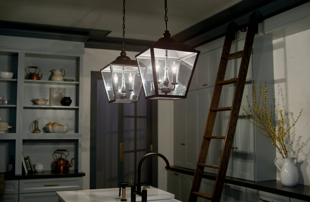 Kichler Canada - 52474BKT - Two Light Pendant - Dame - Textured Black