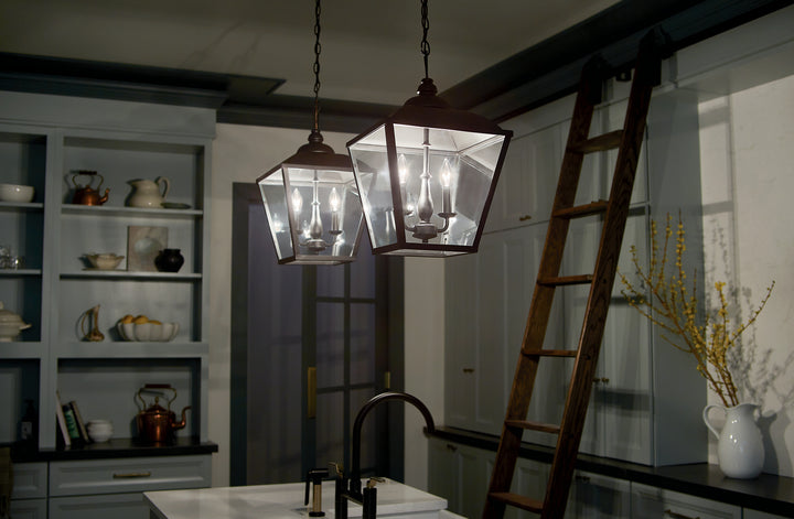 Kichler Canada - 52474BKT - Two Light Pendant - Dame - Textured Black