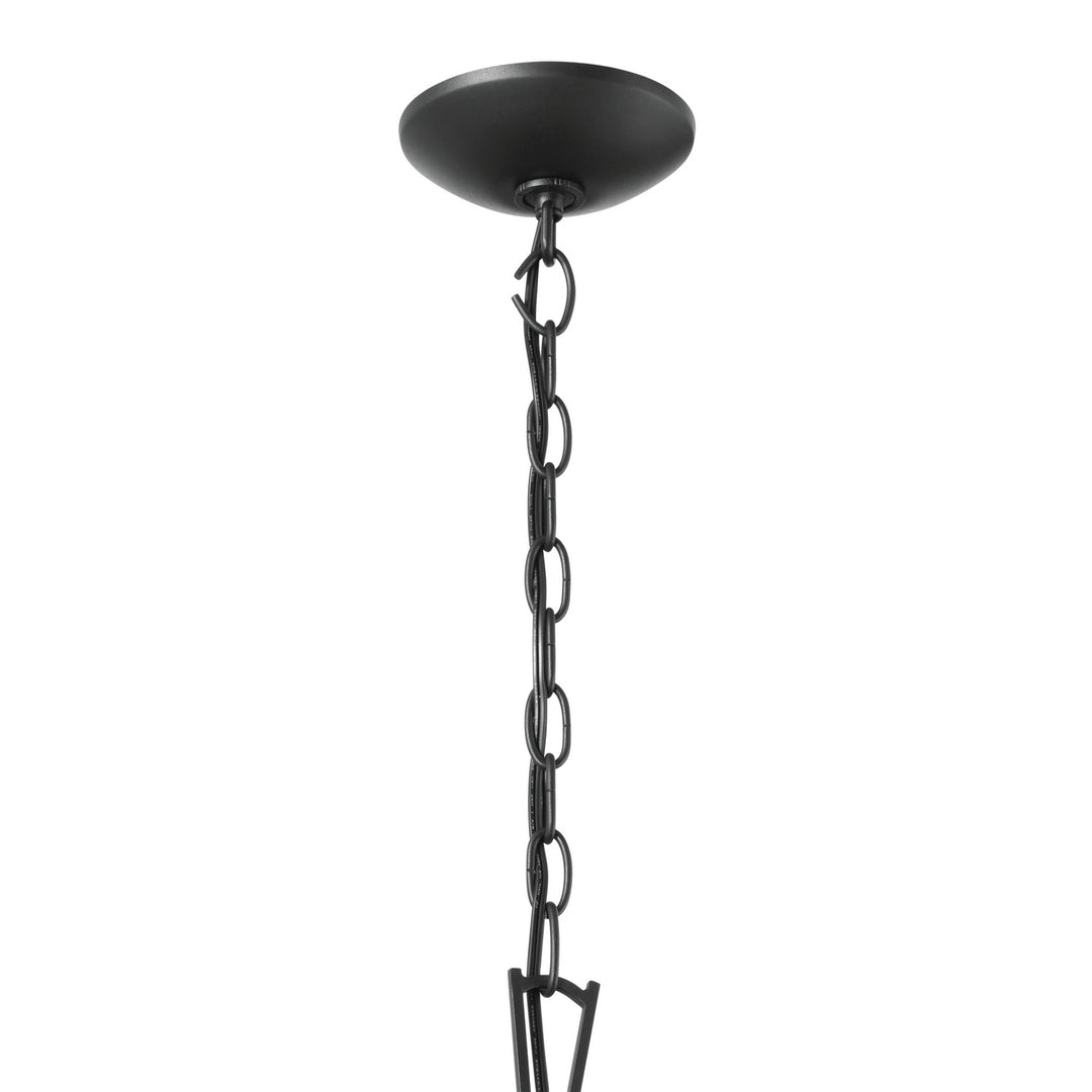 Kichler Canada - 52475BKT - Four Light Foyer Pendant - Dame - Textured Black