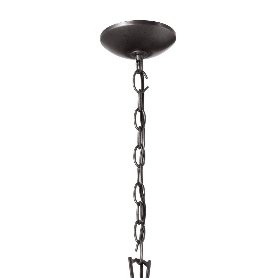 Kichler Canada - 52475AVI - Four Light Foyer Pendant - Dame - Anvil Iron